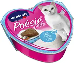 Intratuin Vitakraft kattenvoer in gelei poésie zalm en spinazie 85 g aanbieding