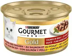 Intratuin Gourmet gold zalm & kip 85 gram aanbieding