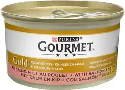 Intratuin Gourmet gold zalm & kip 85 gram aanbieding