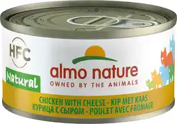 Intratuin Almo nature hfc kip met kaas 70 g aanbieding