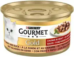 Intratuin Gourmet gold fijne hapjes kalkoen & eend 85 gram aanbieding