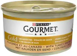 Intratuin Gourmet gold fijne hapjes kalkoen & eend 85 gram aanbieding