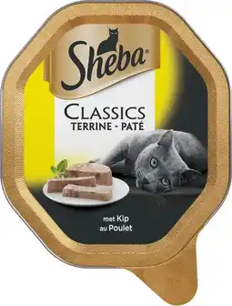 Intratuin Sheba classic alu paté kip 85 g aanbieding