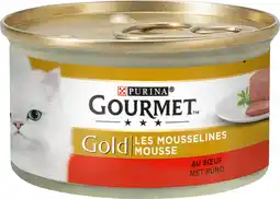 Intratuin Gourmet gold mousse rundvlees 85 gram aanbieding