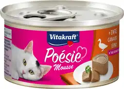 Intratuin Vitakraft kattenvoer mousse poésie eend 85 g aanbieding