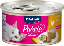 Intratuin Vitakraft kattenvoer mousse poésie kip 85 g aanbieding