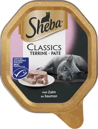 Intratuin Sheba classic alu paté zalm 85 g aanbieding