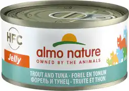 Intratuin Almo nature hfc gelei forel en tonijn 70 g aanbieding