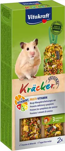 Intratuin Vitakraft hamstersnack kräcker multi vitamine 2 stuks aanbieding