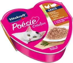 Intratuin Vitakraft kattenvoer poésie kip en kalkoen in saus 85 g aanbieding