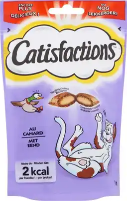 Intratuin Catisfactions kattensnoepjes mix kip met eend 60 g aanbieding