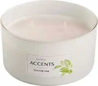 Intratuin Bolsius geurkaars accents multiwick tea for one wit 25 uur d 14 h 8,3 cm aanbieding