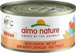 Intratuin Almo nature kattenvoer hfc kitten kip 70 g aanbieding