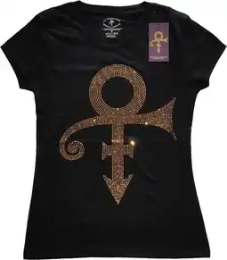 Bol.com Prince dames tshirt -2xl- gold symbol zwart aanbieding