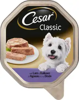 Intratuin Cesar classic lam met kalkoen alu kuipje 150 g aanbieding