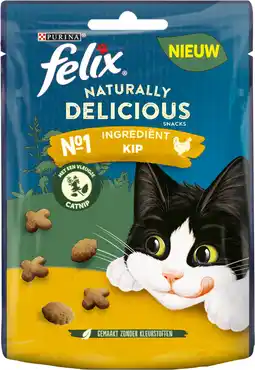 Intratuin Felix kattensnack naturally delicious kip 50 g aanbieding