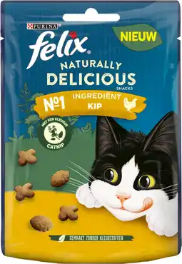 Intratuin Felix kattensnack naturally delicious kip 50 g aanbieding