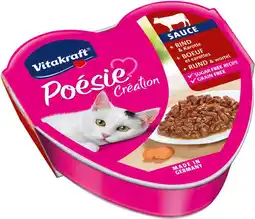 Intratuin Vitakraft kattenvoer poésie rund en wortel in saus 85 g aanbieding