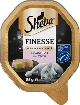 Intratuin Sheba finesse mousse zachte paté zalm 85 g aanbieding