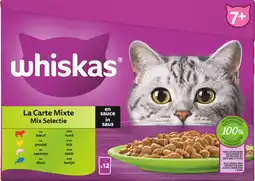 Intratuin Whiskas kattenvoer in saus mix selectie senior 85 g 12 stuks aanbieding