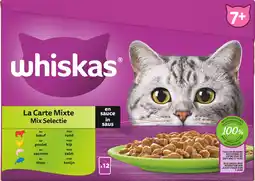 Intratuin Whiskas kattenvoer in saus mix selectie senior 85 g 12 stuks aanbieding