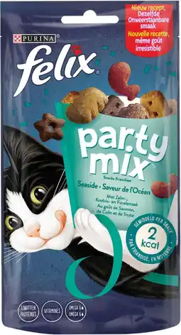 Intratuin Felix kattensnack partymix seaside mix 60 g aanbieding