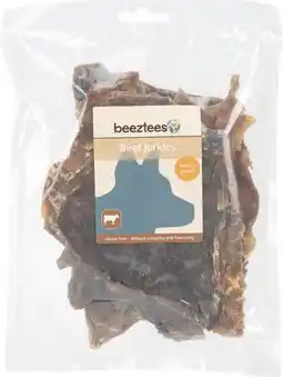 Intratuin Beeztees hondensnack jerkies rund 350 g aanbieding
