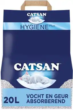 Intratuin Catsan kattenbakvulling hygiëne plus 20 l aanbieding