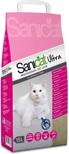 Intratuin Sanicat kattenbakvulling ultra 15 l aanbieding