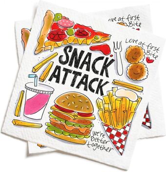 Intratuin Blond amsterdam servetten snack 20 stuks aanbieding