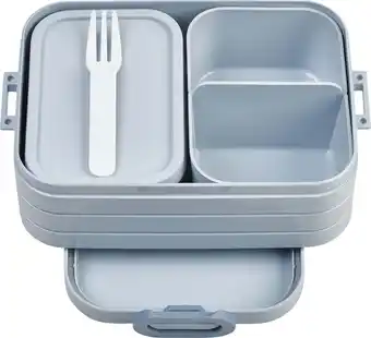 Intratuin Mepal bento lunchbox take a break m grijs 18,5 x 12 x 6,5 cm aanbieding