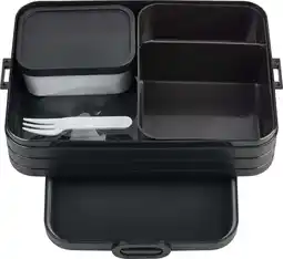 Intratuin Mepal bento lunchbox take a break l zwart 25,5 x 17 x 6,5 cm aanbieding