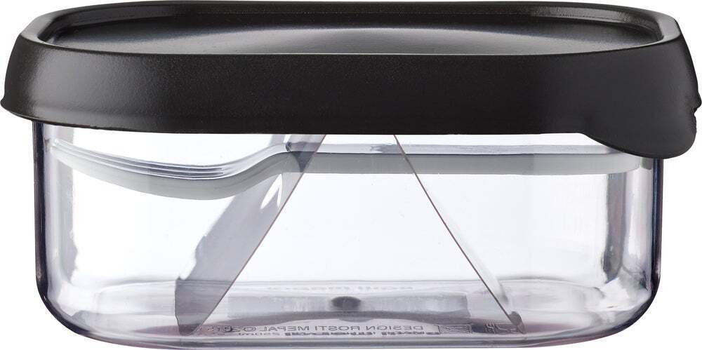 Intratuin Mepal fruitbox take a break zwart 11,3 x 8 x 5 cm aanbieding