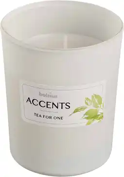 Intratuin Bolsius geurkaars accent tea for one wit 33 uur d 8 h 10 cm aanbieding