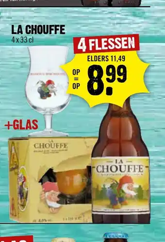 Dirck 3 LA CHOUFFE 4 x 33 cl aanbieding