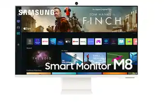 MediaMarkt Samsung ls32bm801uuxen smart monitor m8 - 32 inch 3840 x 2160 (ultra hd 4k) va-paneel in hoogte verstelbaar aanbieding