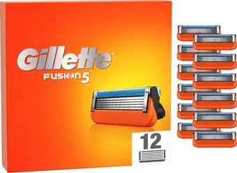 MediaMarkt Gillette fusion5 navulmesjes 12 stuks aanbieding