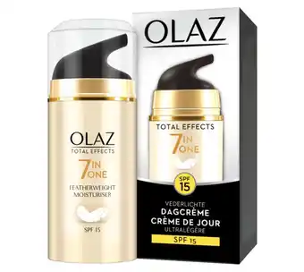 Voordeeldrogisterij Olay total effects dagcrème mini - 15 ml aanbieding