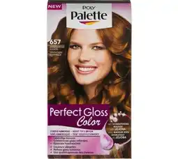 Voordeeldrogisterij Schwarzkopf haarverf - poly palette perfect gloss - nr.657 betoverend kaneel aanbieding