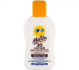 Voordeeldrogisterij Malibu kids zonnebrand spf30 - 200ml aanbieding