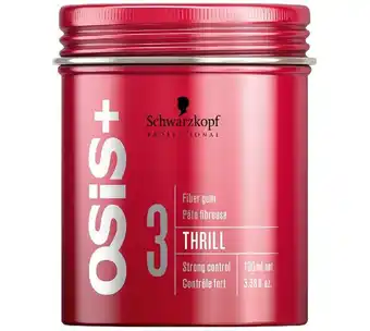 Voordeeldrogisterij Schwarzkopf osis haargel - thrill fibre gum 100 ml aanbieding