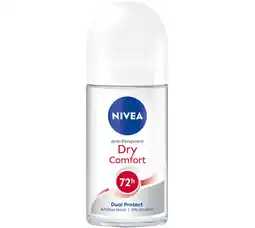 Voordeeldrogisterij Nivea roll on dry comfort - 50 ml - 72 uur aanbieding