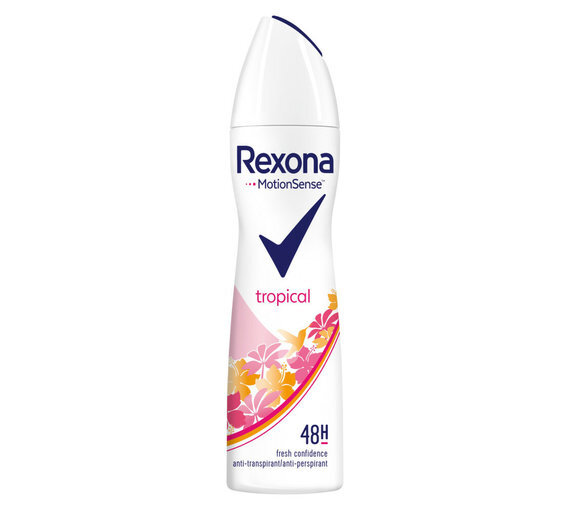 Voordeeldrogisterij Rexona deospray tropical - 150 ml aanbieding