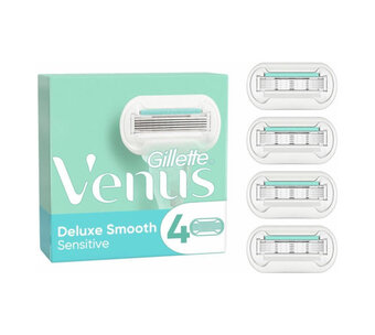 Voordeeldrogisterij Gillette venus sensitive extra glad scheermesjes - 4 stuks aanbieding