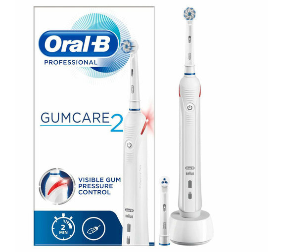 Voordeeldrogisterij Oral-b professional gum care 2 elektrische tandenborstel - wit aanbieding