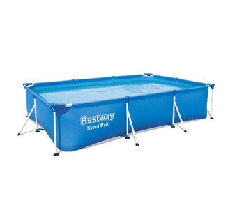 Voordeeldrogisterij Bestway zwembad steel pro set rechthoek 300 - 300 x 201 x 66 cm aanbieding