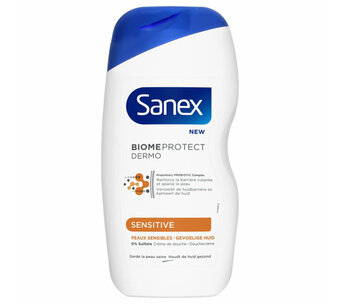Voordeeldrogisterij Sanex douchegel biomeprotect dermo sensitive - 500 ml aanbieding