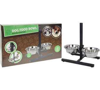 Voordeeldrogisterij Hondenvoerbak set - 2 x 1.8 liter aanbieding