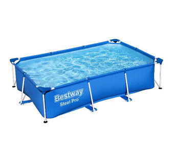 Voordeeldrogisterij Bestway steel pro zwembad rechthoek - 259 x 170 x 61 cm aanbieding