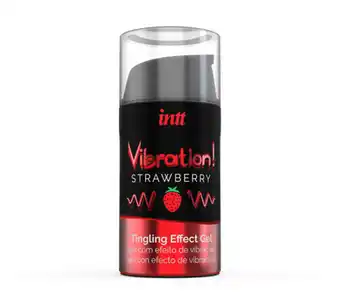 Voordeeldrogisterij Vibration! tintelende gel strawberry - 15 ml aanbieding